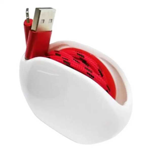 ケーブル USBケーブル付き 自動巻きヘッドセット 巻き取り装置 ヘッドフォンワイヤー