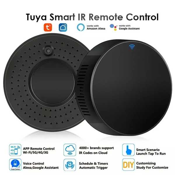 家庭用ユニバーサルスマートリモコン wifi ir Tuya スマートライフ エアコン テレビ DVD Alexa Google