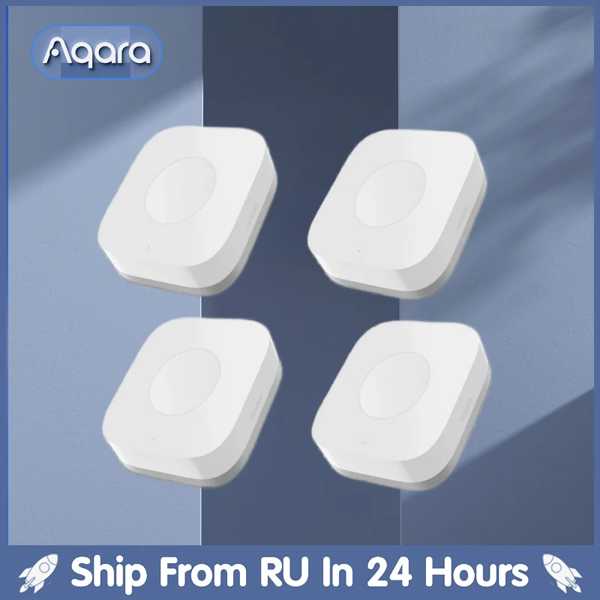 Aqara-ミニワイヤレスZigbeeスイッチ ボタン リモコン付き コネクテッドホーム用 Xiaomi Mi Home用