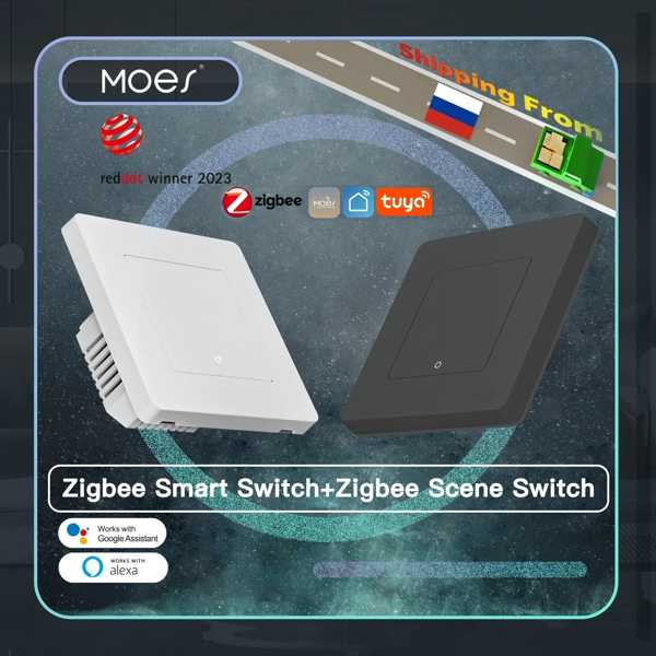 新しいスターリングTuyaSmart zigbee3.0 プッシュボタン/シーンスイッチ スマートライフアプリ リモートコントロール alexa Googleで動作