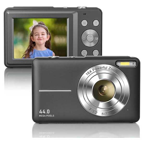 コンパクト4mpフルHDデジタルカメラ 液晶画面 1080インチ 16倍デジタルズーム ミニビデオカメラ