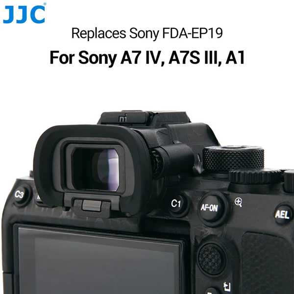 Jjc-ソフトシリコンビューファインダー FDA-EP19個 Sony a7r v a7iv a7siii a7s III a7s3 a1 eyeshade用接眼レンズカップ