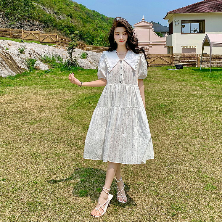 楽天市場】白ワンピ フリル(ドレスのシルエットAライン)の通販 楽天市場】白ワンピ フリル(ドレスのシルエットAライン)の通販