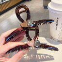 ヘアクリップ 全2色 ハートモチーフ バンスクリップ ビジュー ヘアアクセサリー 母の日 プレゼント ギフト 大きめ 結婚式 成人式 謝恩会 髪留め ヘッドアク...