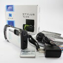 【中古】OLYMPUS コンパクトデジタルカメラ STYLUS TG-870 Tough ホワイト 防水性能15m 180°可動式液晶 TG-870 WHT