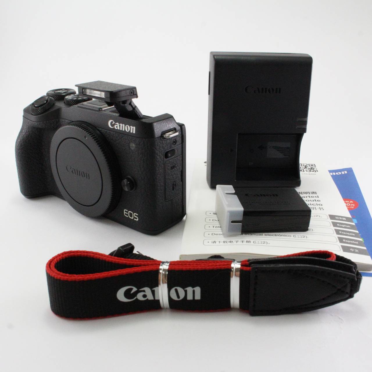 【中古】【中古】Canon ミラーレス一眼カメラ EOS M6 Mark II ボディー ブラック EOSM6MK2BK-BODY