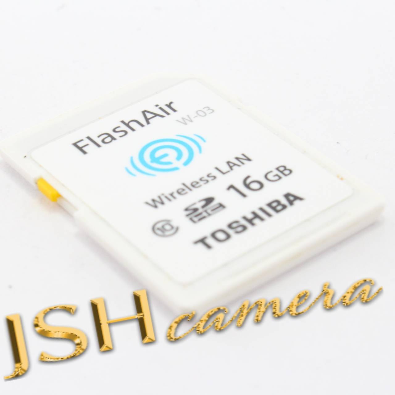 【中古】TOSHIBA 無線LAN搭載 FlashAir SDHCカード 16GB Class10 日本製 国内正規品 SD-WE016G W-03