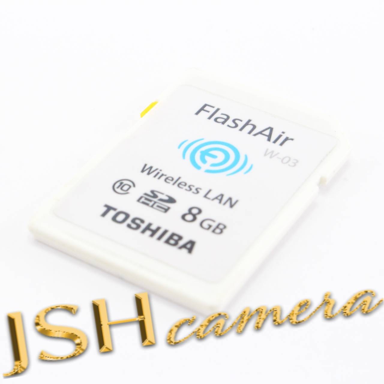 【中古】TOSHIBA 無線LAN搭載 FlashAir SDHCカード 8GB Class10 日本製 国内正規品 SD-WE008G W-03