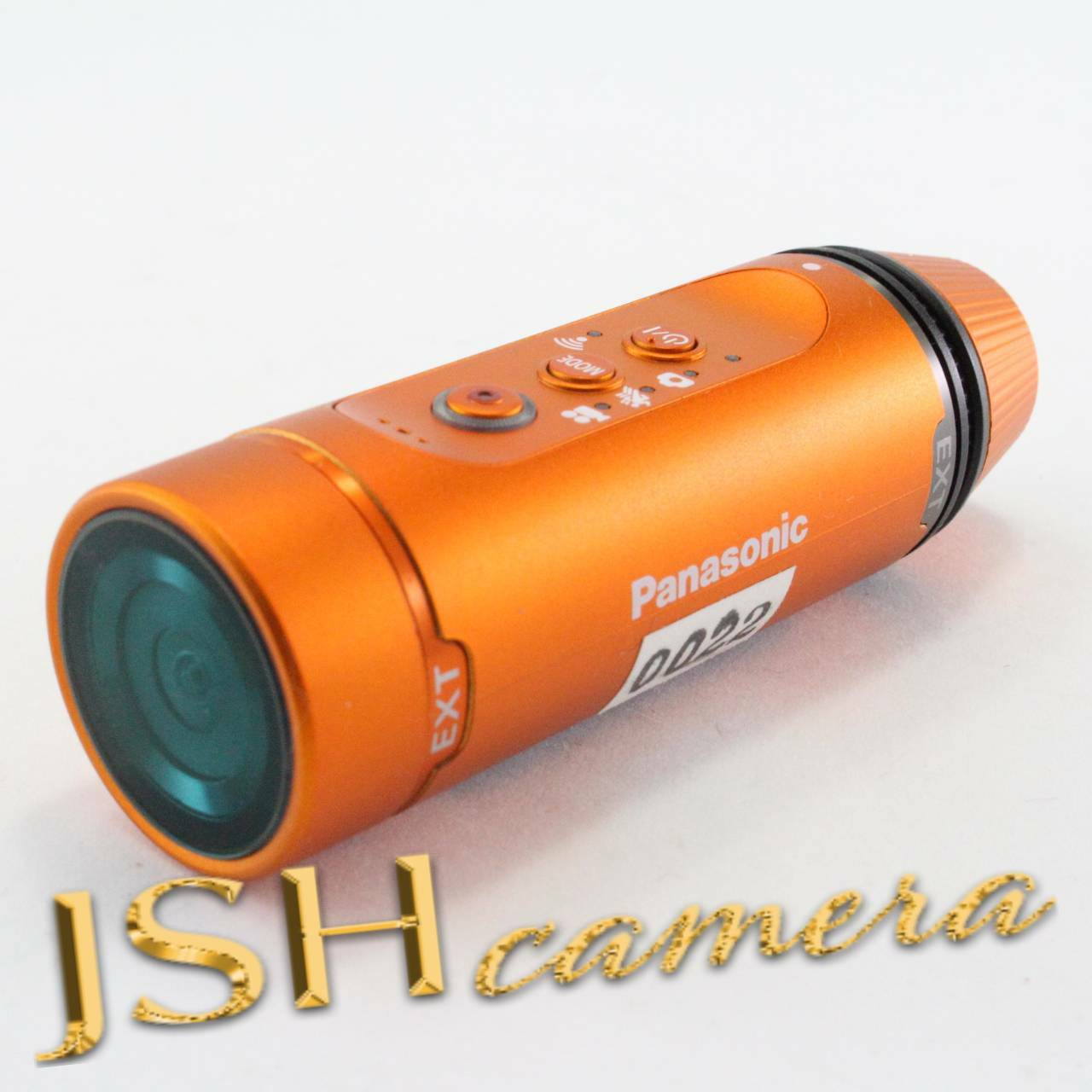 元箱付属品完備  パナソニック ウェアラブルカメラ オレンジ HX-A1H-D