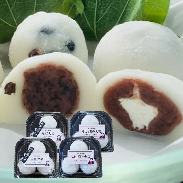 メルヘン・プラザ ひめのもち大福セット 黒豆大福 みえっぱり大福 ギフトセット 北海道沖縄一部地域配送不可のサムネイル
