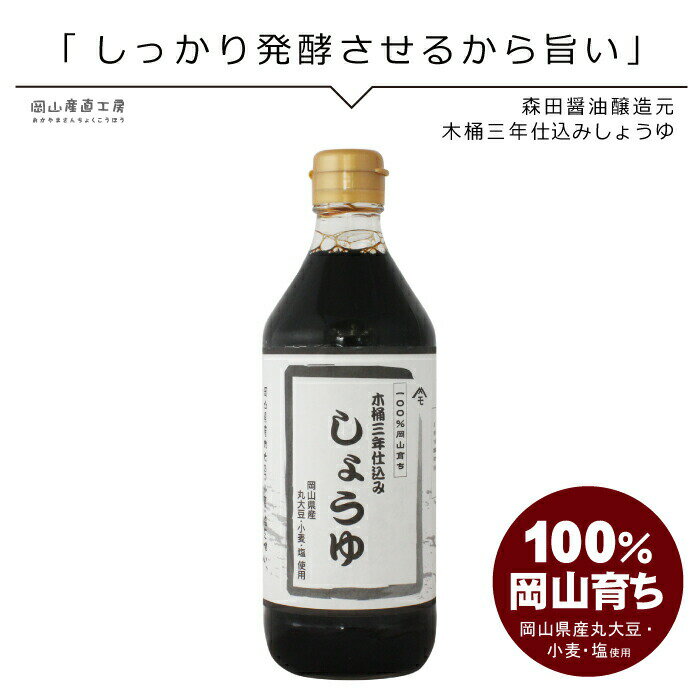 醤油 丸大豆しょうゆ 500ml 森田醤油醸造元 ヤマモ醤油
