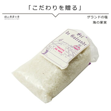 お土産　グルメ 塩 フランス ゲランドの塩 海の果実 125gビニール袋入り フランス有機農業推進団体認定品