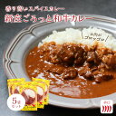 新庄ごろっと和牛カレー 5袋セット カレー 香り高いスパイスカレー メルヘン・プラザ 贈り物 プレゼント レトルト 和牛カレー 辛口 お礼 プレゼント 食品 北海道沖縄一部地域配送不可