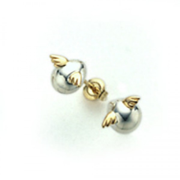 シルバー K18 ピアス SV Silver pierced earrings