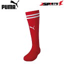 PUMA プーマ ラインイリ ストッキング レッド 25-27cm 靴下 ソックス ストッキング 練習用 サッカー フットサル サッカー用品 729881