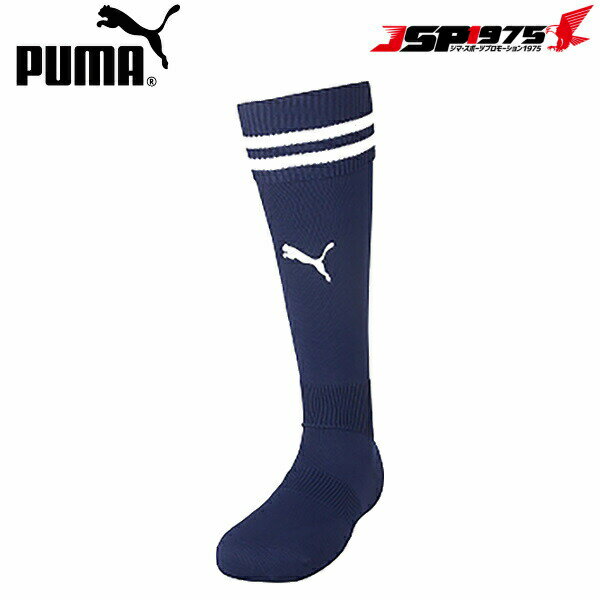 PUMA プーマ ラインイリ ストッキング ピーコート 25-27cm 靴下 ソックス ストッキング 練習用 サッカー フットサル サッカー用品 729881