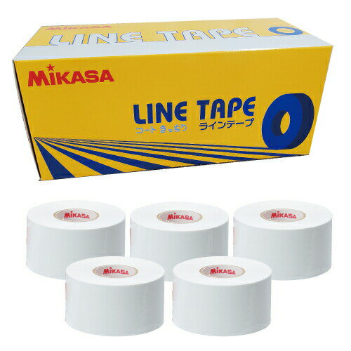ミカサ MIKASA ラインテープ 幅40mm×長さ25m×5巻入 ホワイト 白 ソフトバレー バドミントン用 LTV-4025W ミカサ MIKASA ラインテープ 幅40mm×長さ25m×5巻入 ホワイト 白 ソフトバレー バドミントン用 LTV-4025W