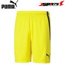 PUMA プーマ TEAMLIGA ゲームパンツ イエロー XLサイズ パンツ ハーフパンツ 短パン 練習用 サッカー フットサル サッカー用品 フットサル用品 705151(4)