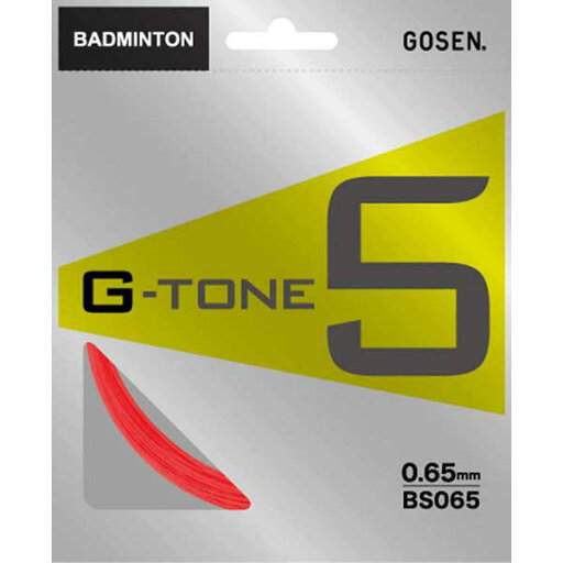 GOSEN ゴーセン G-TONE 5 RE BS065RE バドミントン ガット レッド GOSEN ゴーセン G-TONE 5 RE BS065RE バドミントン ガット レッド