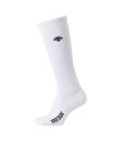 DESCENTE デサント Vフィットハイソックス WBK 20-23cm 靴下 ソックス ハイソックス 白 練習用 バレーボール用品 バレーボール DVB-9...