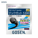 GOSEN ゴーセン TECGUT テックガット5300 ブラック 軟式テニス ガットSS603 ゴーセン テニス ガット