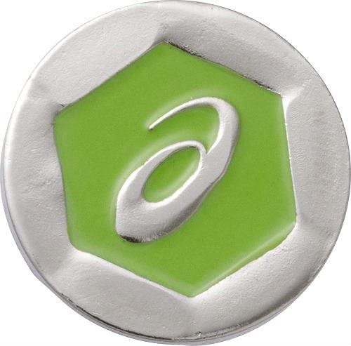 【アシックス】グラウンド ゴルフ マーカー GGG542 ライムグリーン 直径22mm