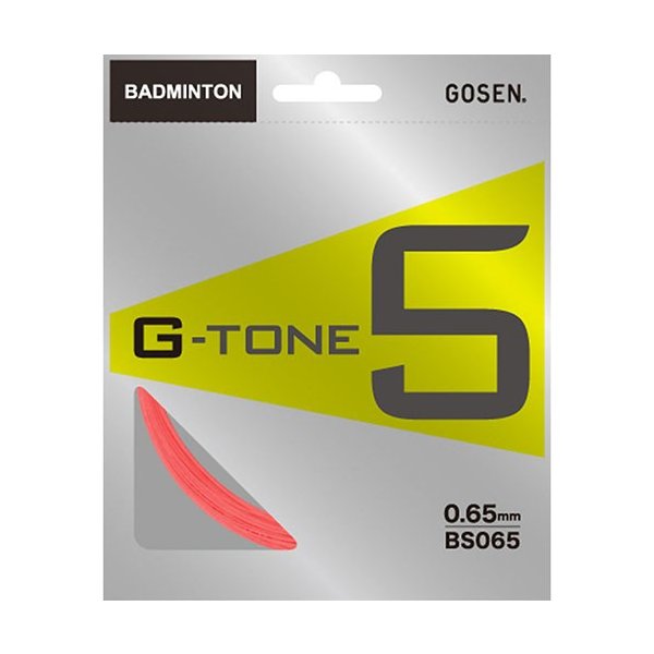 GOSEN ゴーセン G-TONE 5 BS065SP バドミントン ガット サーモンピンク