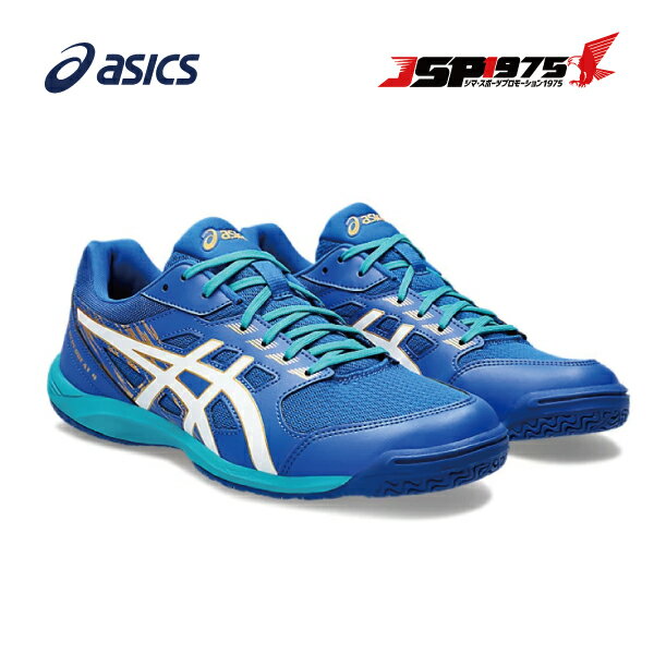 送料無料 アシックス asics ATTACK HYPERBEAT 4 19.0cm Tuna 401 Blue/White 卓球 ユニセックス 1073a05...
