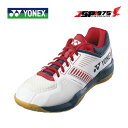 送料無料 ヨネックス YONEX パワークッションストライダーフロー shbsf1 ウィメンズ バドミントン ホワイト/ネイビー/レッド 784 ローカット 3E 24.0cm 部活 2024SS