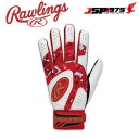 翌日出荷 送料無料 ローリングス Rawlings バッティング手袋 両手用 ベクターカモ2 ハイパーグリップ ジュニア~大人用 レッド×レッド Lサイズ EBG24S05(4)
