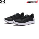 翌日出荷 送料無料 UNDER ARMOUR UA UAチャージスピード スウィフト 3026999 シューズ ランシュー 陸上 マラソン ジム メンズ 靴 運動靴 弾力 柔軟 クッション メッシュ 取り外し 可能 フィット 軽量 耐久 BLK/WHT/WHT 26.0cm