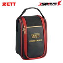翌日出荷 送料無料 ZETT(ゼット) シューズケース(プロステイタス) 野球バッグ・シューズバッグ BAP321GA-1964(ブラック/レッド)