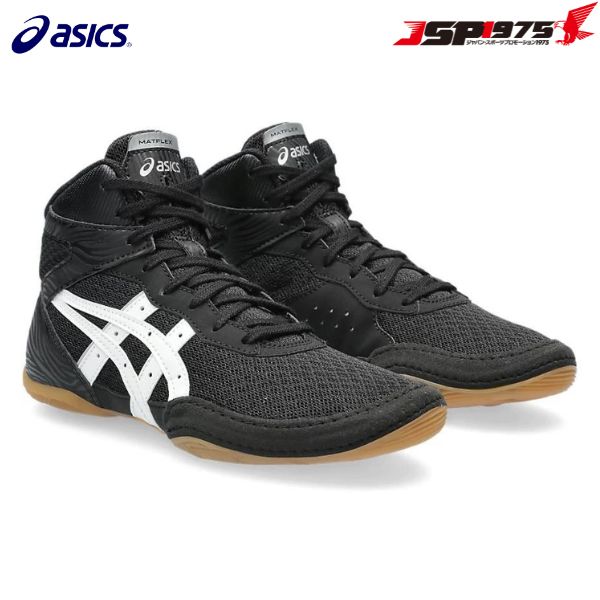 送料無料 アシックス asics ジュニア レスリングシューズ マットフレックス 7 GS レスリング 格闘技 シューズ ハイカット 靴 ブラックカラー 21....
