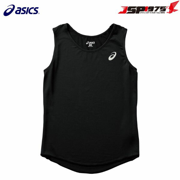送料無料 クロネコゆうパケット アシックス ASICS ウィメンズランニングシャツ レディース用 ラフィートスポーツ ブラックカラー Oサイズ XT2034