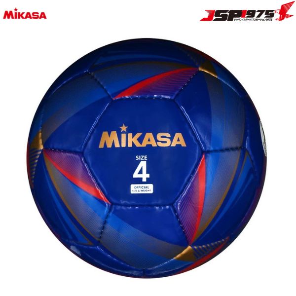 送料無料 MIKASA ミカサ サッカーボール 日本サッカー協会 検定球 4号球 ネイビー 紺 FT428D-NB