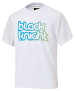 ブラックナイト Black knight ドライTシャツ WHT ホワイト XL 4582753688804 バドミントンウェア(ユニ)25SS
