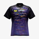 バタフライ Butterfly キリアル・Tシャツ 278 ブラック SS 4906901240650 卓球 ウェア(ユニ) 25SS
