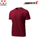wundou ドライライト Tシャツ バーガンディ Mサイズ