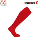 wundou サッカーソックス レッド 16-18サイズ