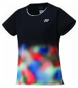 ヨネックス YONEX 20890 ウィメンズゲームシャツ 007 / ブラック L 4550675152185 テニス・バドミントン ウェア(ウィメンズ) 2...