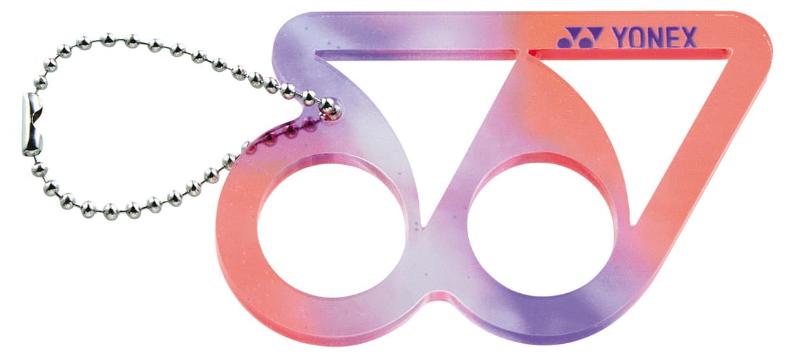 ヨネックス YONEX AC506 ロゴキーホルダー 001 / レッド 4550675190293 テニス・バドミントン アクセサリー 25SS