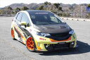 ジェイズ レーシング, GK3-6 FIT3 エアロボンネット Type-V カーボンFRP, フィット / GK5