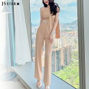 パンツドレス ワンショルダー 肩出し 無地 アシンメトリー ウエストマーク オールインワン ノースリーブ ロングパンツ フレアパンツ ワイドパンツ セクシー きれいめ かっこいい 大きいサイズ オケージョン 卒業式 演奏会 食事会 お呼ばれドレス レディース【230728】(4)