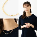 【約50cm】 ペーパークリップ ネックレス 中空チェーン 幅約3.5mm K18 YG 18金 レディース メンズ ゴールド K18 イエローゴールド k18ネックレス 085