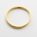 純金 24金 K24 リング 均一幅 指輪 ゴールド 華やか 甲丸デザイン 約1.4g(10号基準)【造幣局品位証明刻印】