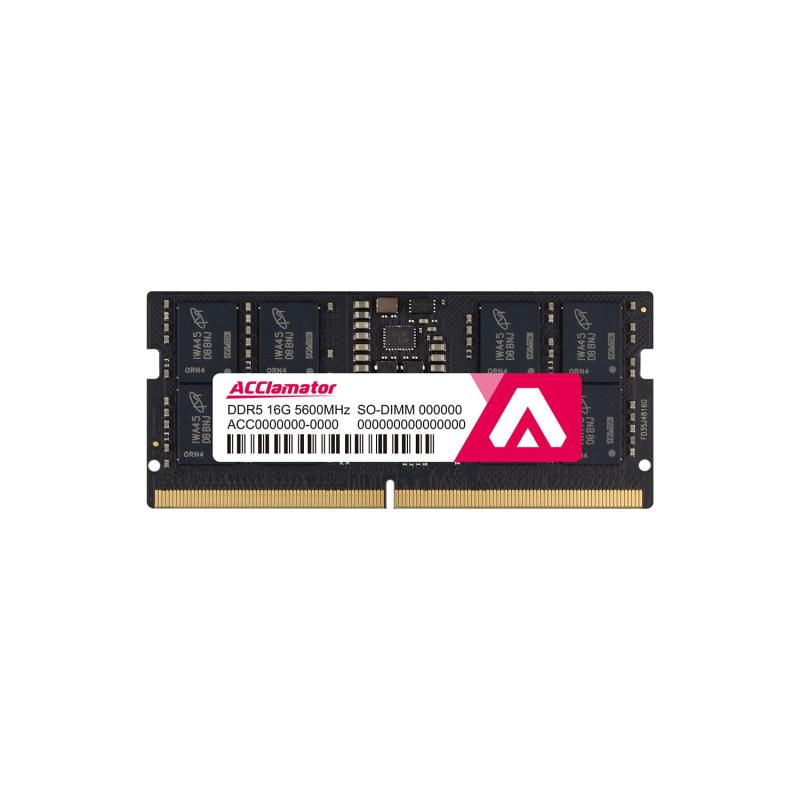 DDR5 ラップトップ用メモリ 1.1V SODIMM 262pin Laptop Memory Acclamator