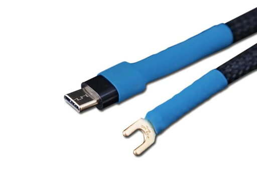 KOJO TECHNOLOGY Clone2UC アースケーブル 1.2m USB TYPE C-Y型端子 M4推奨 KOJO TECHNOLOGY Clone2UC アースケーブル 1.2m USB TYPE C-Y型端子 M4推奨