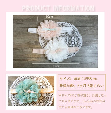 ネコポス送料無料!ベビーヘアバンド ベビー 髪飾り 赤ちゃんヘアアクセサリー 新生児 柔らか お宮参り 内祝い ギフト 韓国子供服 記念撮影 女の子 男の子 【ra17006】