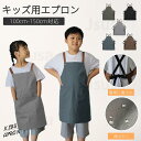 東京発送 キッズ エプロン 子供 エプロン 撥水加工 色落ちしない 男の子 エプロン 女の子 エプロン 保育園 幼稚園 小学生 中学生 調理実習 入園入学 卒園記念品 簡単着脱エプロン 料理教室 学校 シンプル ユニセックス キッズ用エプロン ネコポス送料無料!【ra27811】