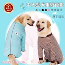 【楽天1位】春夏 中/大型犬用術後ウェア イヌ術後服 介護服 術後着 前後足 腹部の傷口保護 傷舐め防止 避妊 去勢 離乳 手術 皮膚保護 男女用 抜け毛対策 背中開き ジッパー式 着脱便利 冷房対策 犬服 ロンパース つなぎ カバーオール パジャマ ネコポス送料無料!【ra76811】